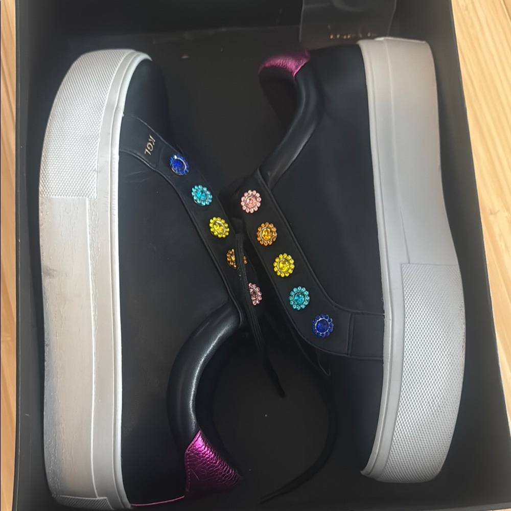 Colorful Embellished Women's Sneakers